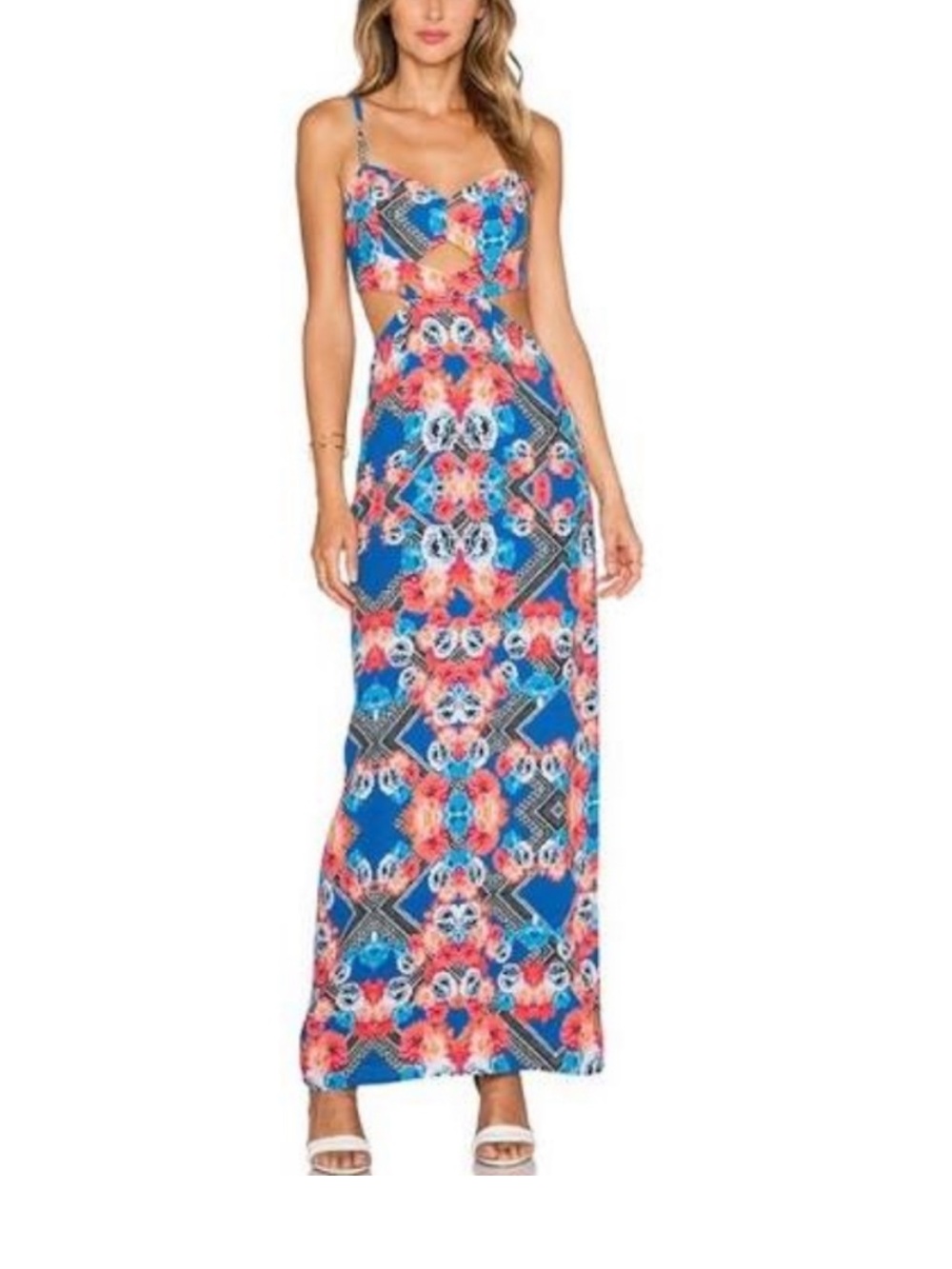 NBD x Naven Floral Blue Maxi Dress - Women's Summer Dress